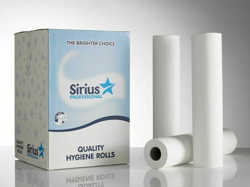 WHITE HYGIENE ROLLS 250mm x 40M  - OLS