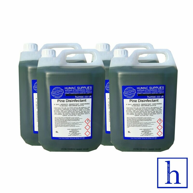 20L - PINE DISINFECTANT - Fresh Fragrance Deodoriser Cleaner - Wheelie Bin, Pet Kennel, Patio - OLS