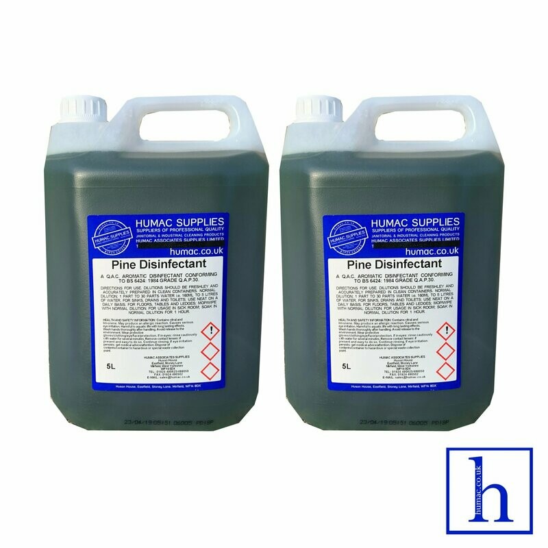 10L  - PINE - Fresh Fragrance Disinfectant Deodoriser Cleaner - Wheelie Bin, Pet Kennel, Patio  - OLS