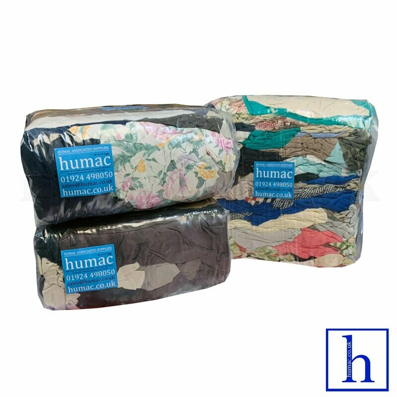 30KG - Cottons Mix - General Mixed Cotton Wiper - Wiping Cloth Rags - HUMAC