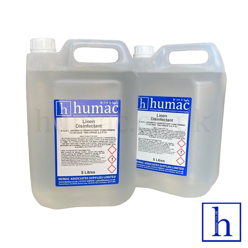 10L - FRESH LINEN DISINFECTANT - Fresh Fragrance Deodoriser Cleaner - Wheelie Bin, Pet Kennel, Patio - OLS