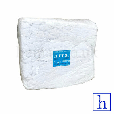 20KG WHITE TOWELING - TOWEL - WIPING CLOTH RAGS - OLS