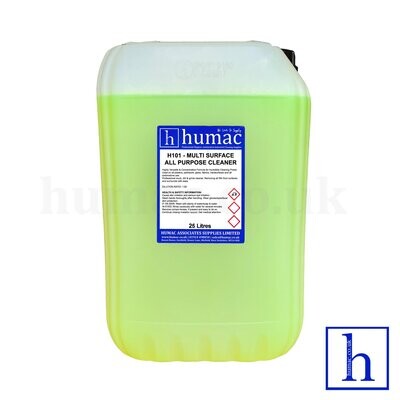 H101 / G101 - ALL PURPOSE MULTI SURFACE CLEANER PROFESSIONAL AUTOMOTIVE CONCENTRATE FORMULA 25L - OLS