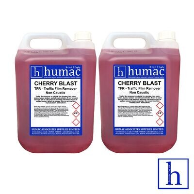 10L - CHERRY TFR Traffic Film Remover Non Caustic 5L Heavy Duty Degreaser Dirt Muck 10 Litres - HUMAC