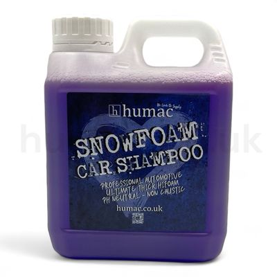 1L - BUBBLEGUM - HI FOAM SNOW FOAM SHAMPOO SOAP 1 LITRE JERRY CAN DRUM VEHICLE CAR WASH DETAIL - BGHF - HUMAC