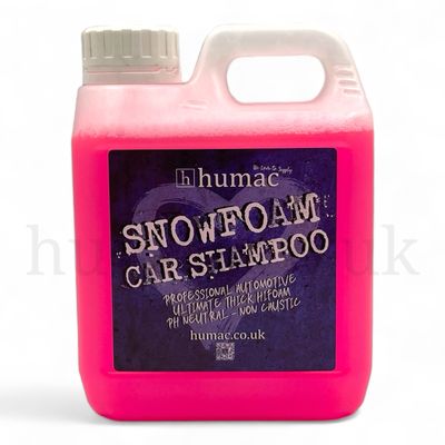 1L - CHERRY BLAST - HI FOAM SNOW FOAM SHAMPOO SOAP 1L JERRY CAN DRUM VEHICLE CAR WASH - CHF - HUMAC