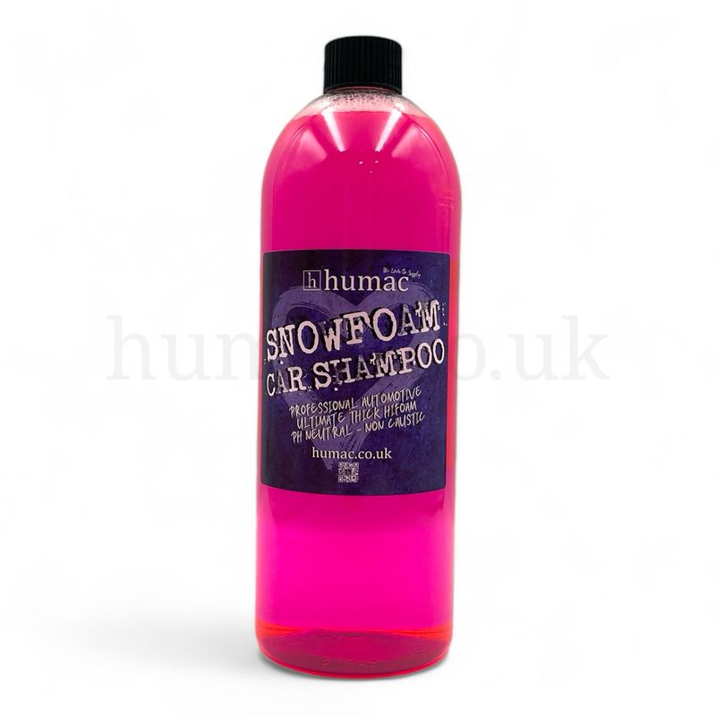 1L - CHERRY BLAST - HI FOAM SNOW FOAM SHAMPOO SOAP 1L SLIM BOTTLE VEHICLE CAR WASH - CHF - HUMAC