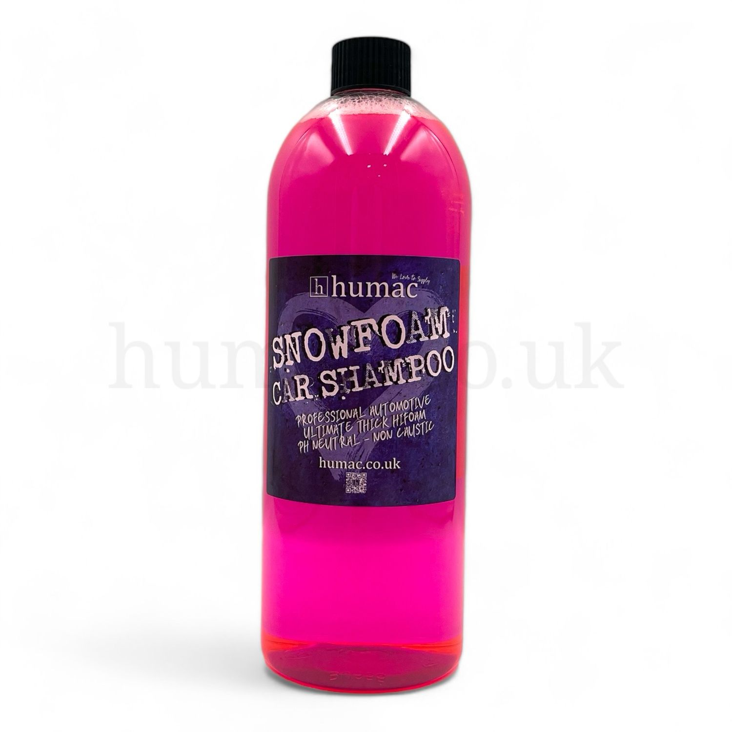 1L - CHERRY BLAST - HI FOAM SNOW FOAM SHAMPOO SOAP 1L SLIM BOTTLE VEHICLE CAR WASH - CHF - HUMAC