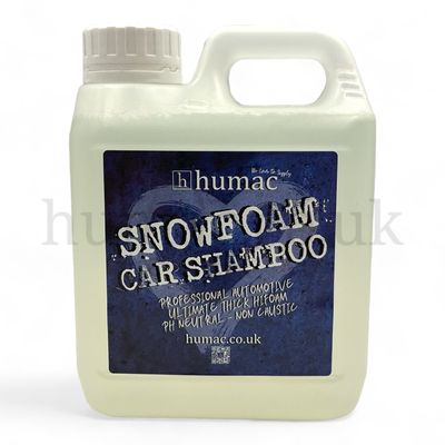 1L - HI FOAM SNOW FOAM SHAMPOO SOAP 1L JERRY CAN DRUM VEHICLE CAR WASH DETAIL HUMAC