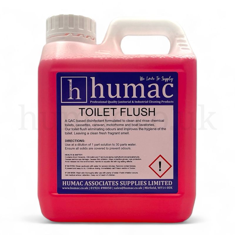 1L - Pink Toilet Tank Flush - Portable Loo (1LP) - OLS