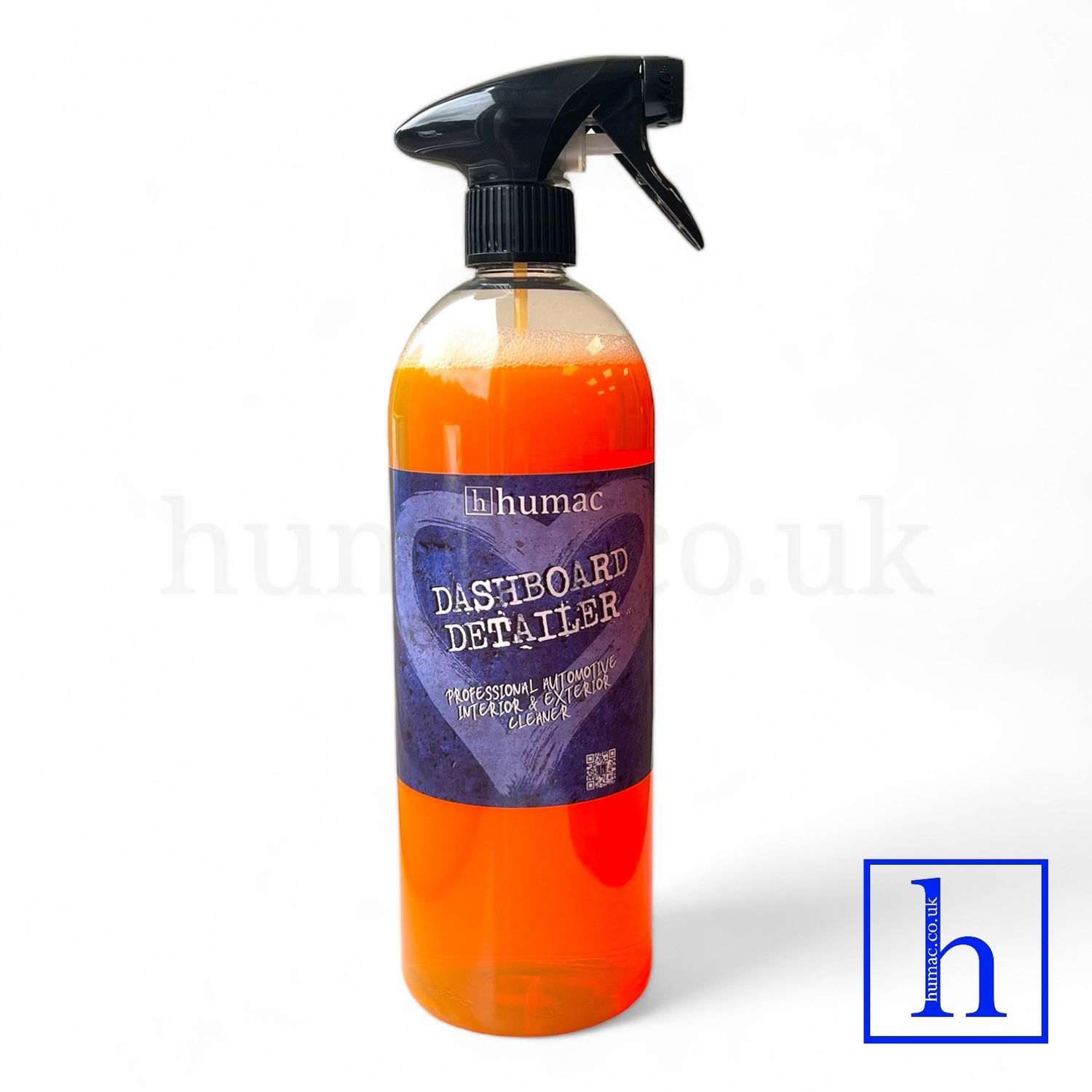 500ML - Citrus Orange Blast Dashboard Detailer Automotive Interior Spray Cleaner - 500ML - HUMAC
