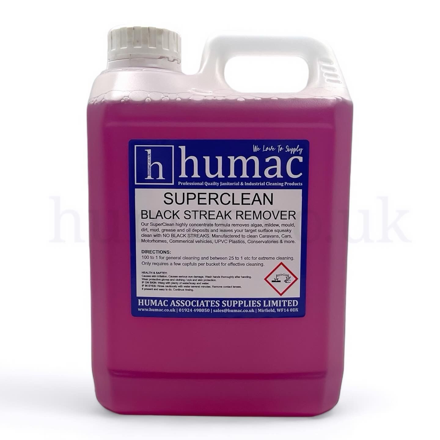 5L - CARAVAN CLEANER SUPERCLEAN - BLACK STREAK REMOVER (5 LITERS)  - OLS