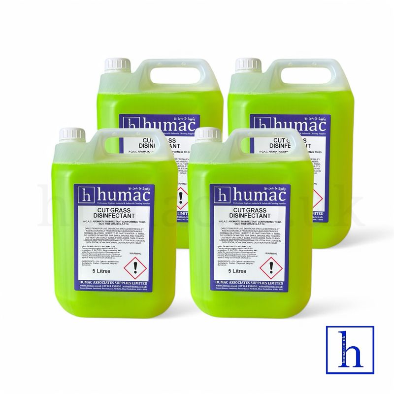 20L - CUT GRASS - ARTIFICIAL GRASS  DISINFECTANT - Fresh Fragrance Deodoriser Cleaner - Wheelie Bin, Pet Kennel, Patio - OLS