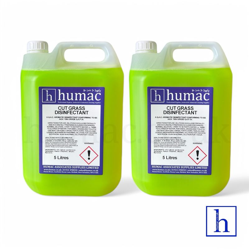 10L - CUT GRASS - ARTIFICIAL GRASS  DISINFECTANT - Fresh Fragrance Deodoriser Cleaner - Wheelie Bin, Pet Kennel, Patio - OLS