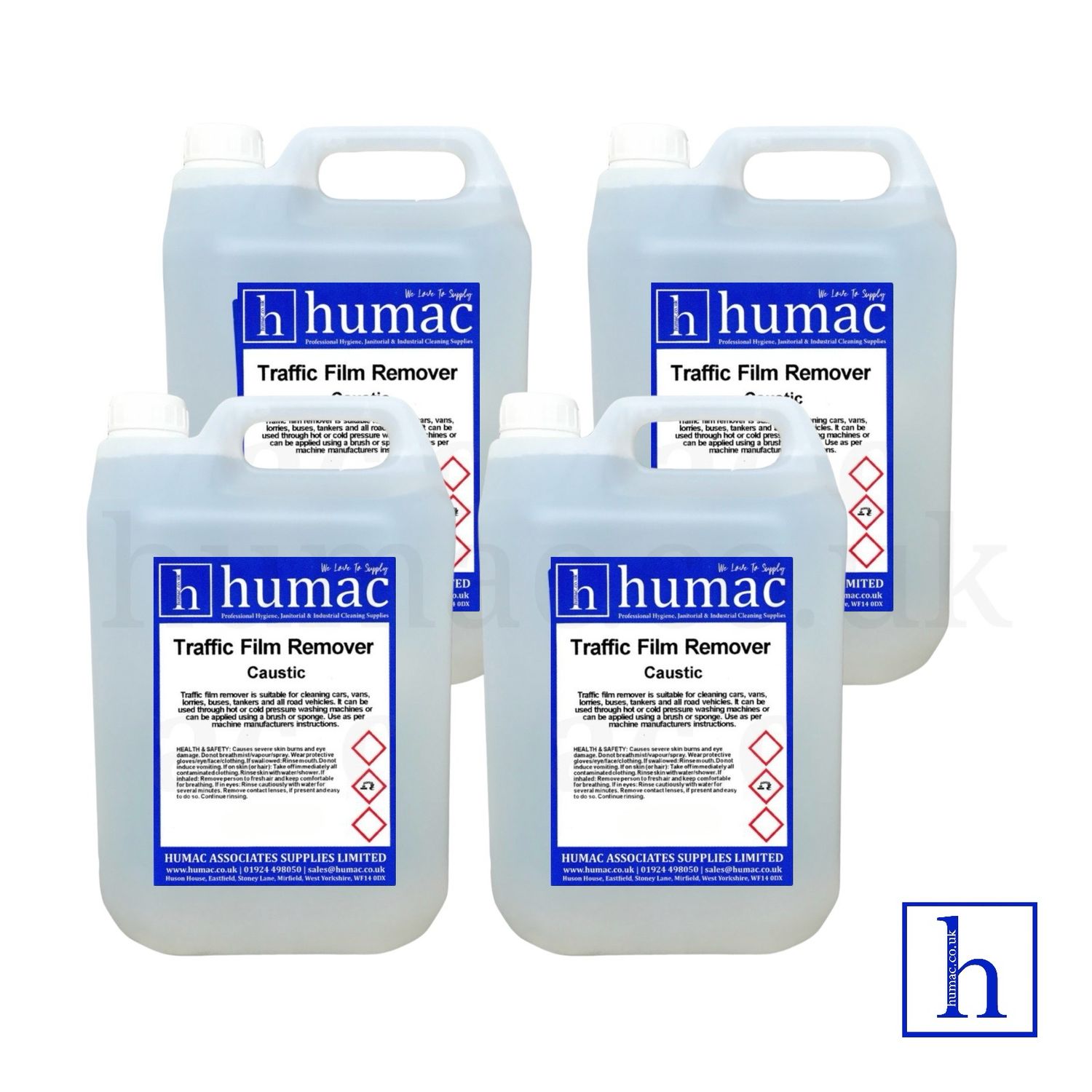 20L - TFR CAUSTIC TRAFFIC FILM REMOVER HEAVY DUTY 10 LITRE