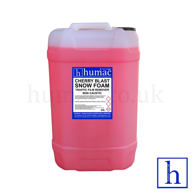 25L - CHERRY BLAST SNOW FOAM TFR TRAFFIC FILM REMOVER NON-CAUSTIC TFR (CHERRY BLAST) - OLS