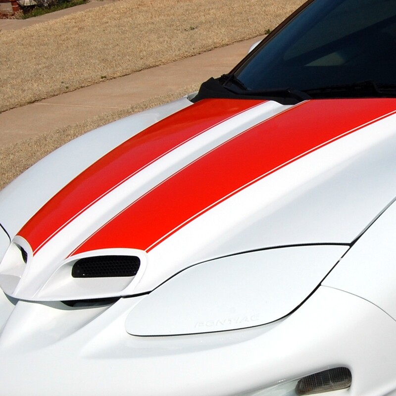 Ram Air Hood Stripes Set