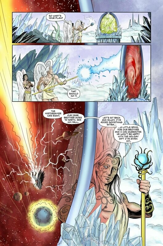 Omniel casts a Spell