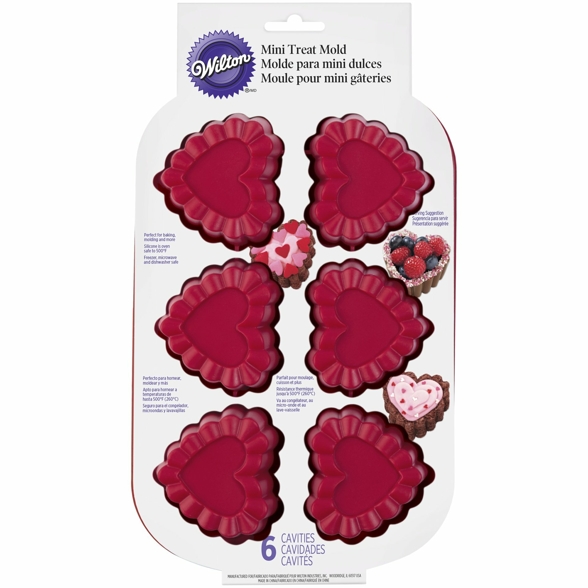 Wilton 2105-4861 Molde Corazon Ondulado Silicon