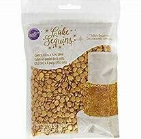 WILTON 710-1270 Confety Dorado Para Decorar
