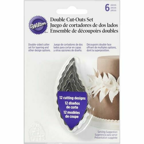 WILTON 417-2585 Cortador De Fondant Doble Hoja