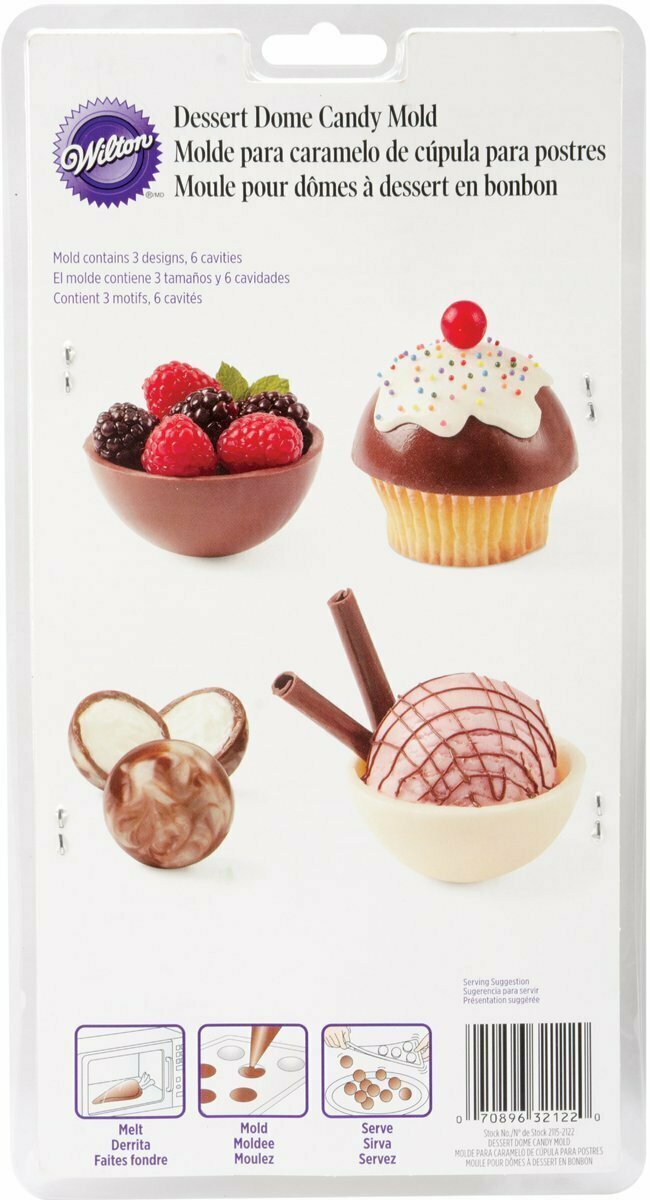 WILTON 2115-2122 Molde Chocolate Cupula