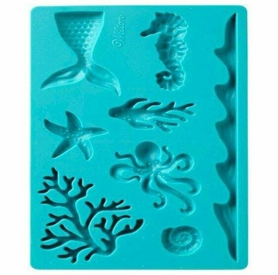 WILTON 409-3186 Molde De Silicon Cola De Sirena