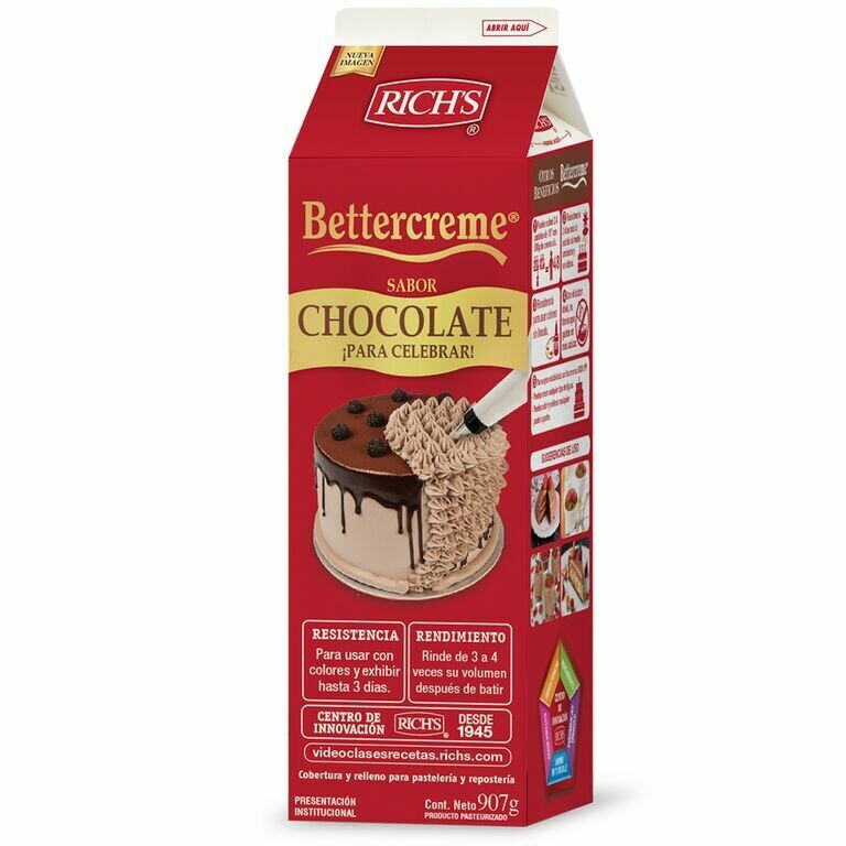 00005 Crema Para Batir Better Creme Sabor Chocolate