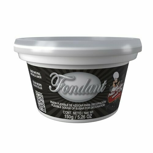 MA BAKER&CHEF FOPA03NE-150 Fondant Negro 150 Grs