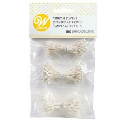 WILTON 1005-410 Pistilos Blancos 3 Medidas