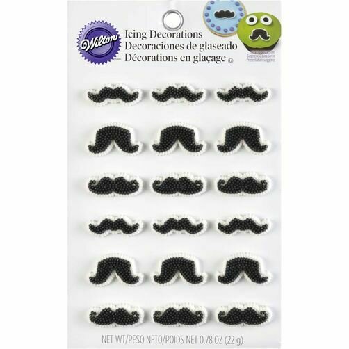 WILTON 710-229 Figura De Azucar Bigote