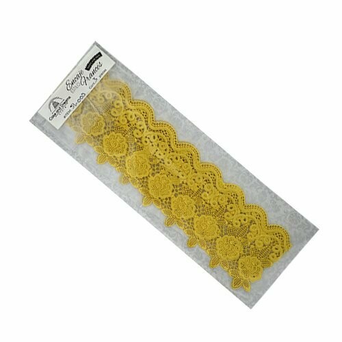 51-003/D Encaje rectangular DORADO 36cm