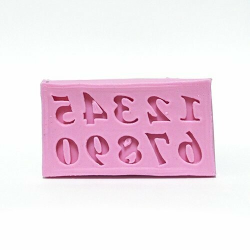 MSC107 molde de silicon de MINI NÚMEROS