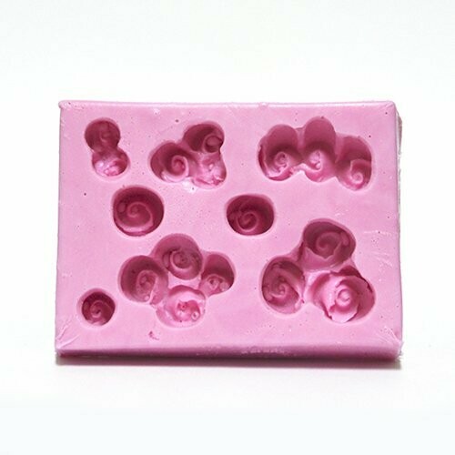 MSC254 molde de silicon de MINI ROSAS