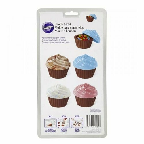 2115-0001 Molde para chocolate de caja cupcake