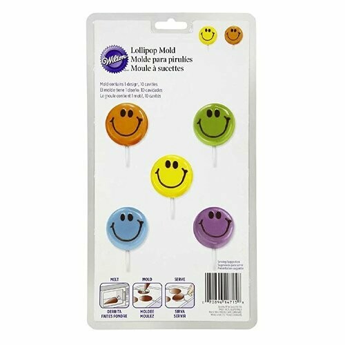 2115-1715 Molde para chocolate de carita feliz