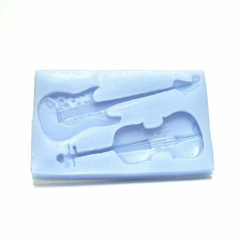 63-119 molde de silicon de GUITARRA y VIOLIN