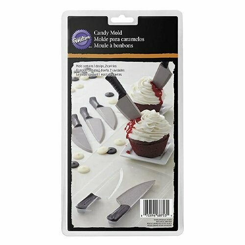 2115-8753 Molde de chocolate de CUCHILLOS HALLOWEEN