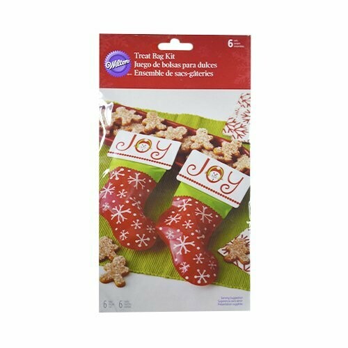 WILTON 1912-7205 Jgo de bolsas para dulces NAVIDAD