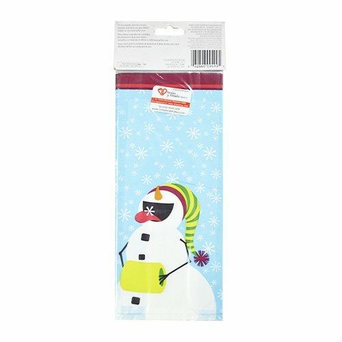 WILTON 1912-9499 Bolsa de celofán de MONO NIEVE NAVIDAD