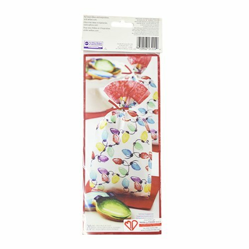 WILTON 1912-7209 Bolsa de celofán para FIESTA NAVIDAD