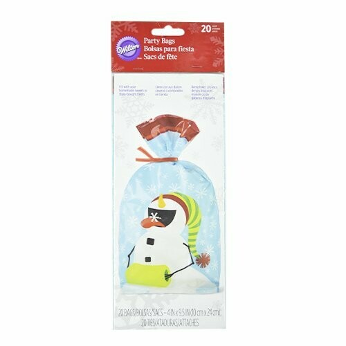 WILTON 1912-9499 Bolsa de celofán de MONO NIEVE NAVIDAD
