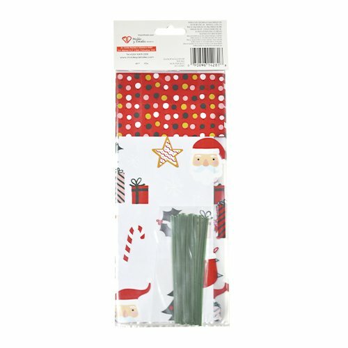 WILTON 1912-4281 Bolsa de celofán para FIESTA NAVIDAD