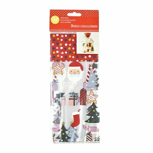WILTON 1912-4281 Bolsa de celofán para FIESTA NAVIDAD