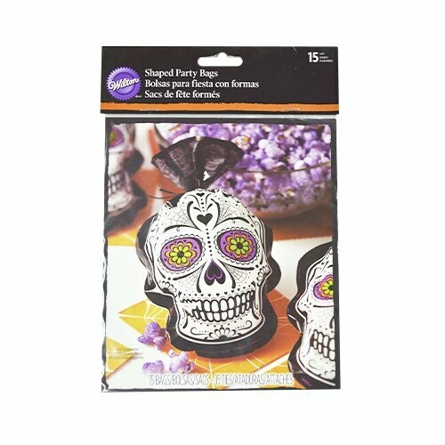 WILTON 1912-0450 Bolsa de celofán de MUERTE HALLOWEEN