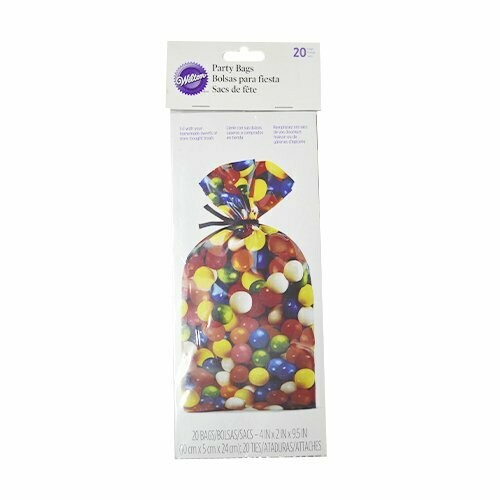 WILTON 1912-0116 Bolsa de celofán de CELEBRACION PUNTOS DULCES