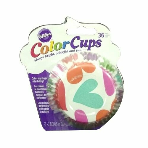 WILTON 0415-00499 Capacillo Estandar Corazones de colores