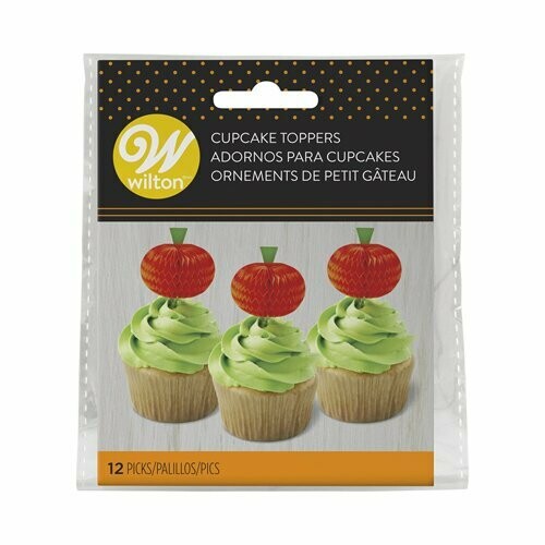 WILTON 2113-0009 Adornos para cupcakes de CALABAZA