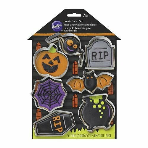 WILTON 2308-0999 Juego de cortadores HALLOWEEN 7 pzas
