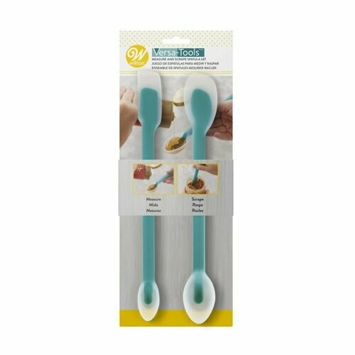 WILTON 02-0-0009 ​Juego de espátulas para medir y raspar Linea VERSATOOLS